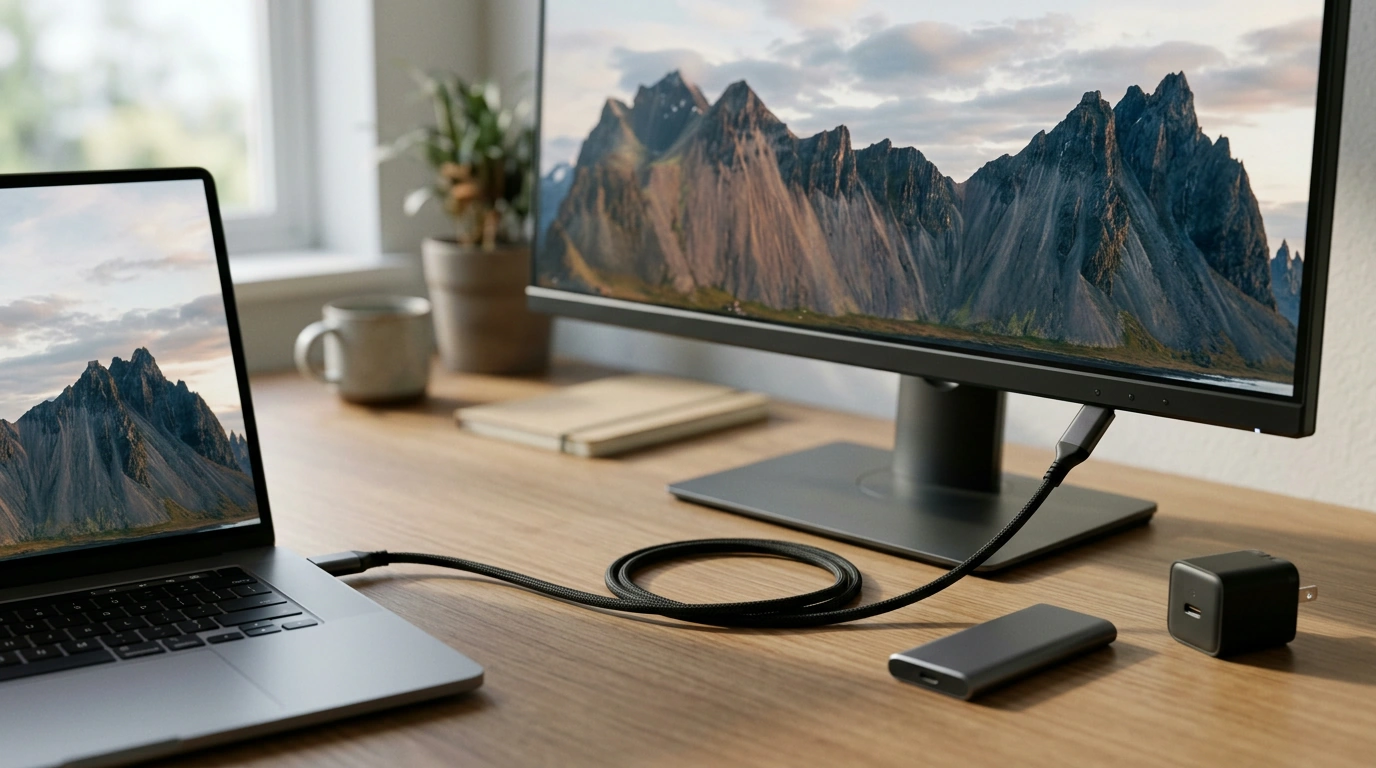 One USB-C Cable for 100W Charging, 10Gbps Data & 4K Video